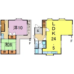 石原様一戸建ての物件間取画像